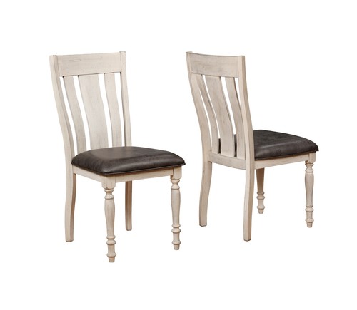 Weathered oak turned leg - weathered,
